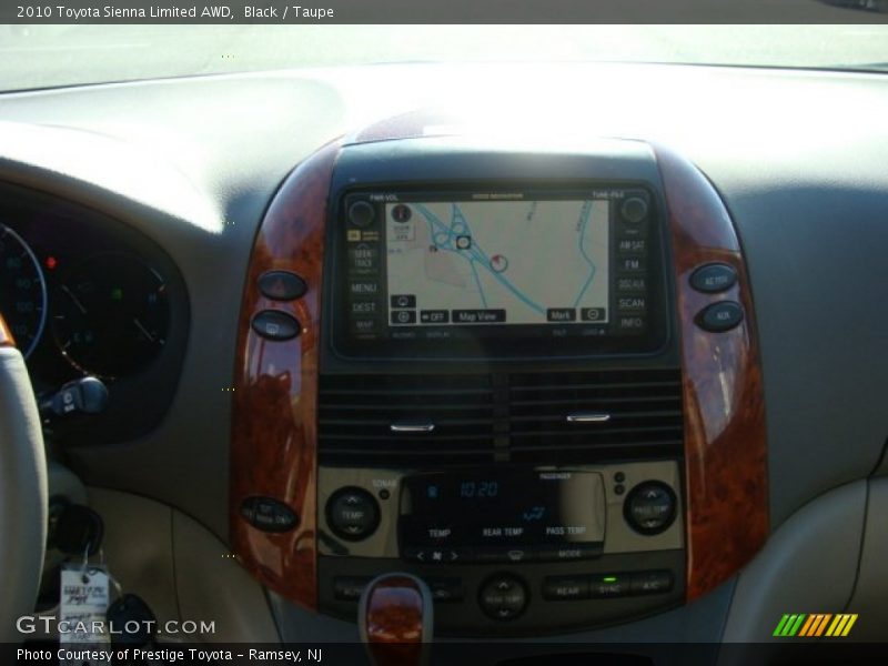 Black / Taupe 2010 Toyota Sienna Limited AWD