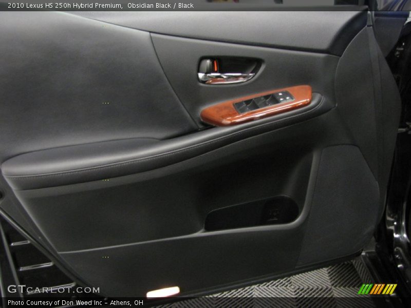 Obsidian Black / Black 2010 Lexus HS 250h Hybrid Premium