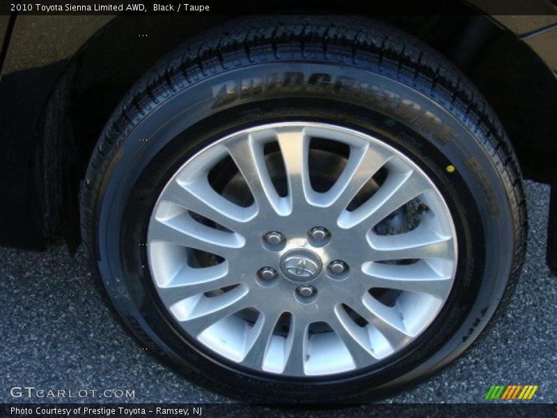 Black / Taupe 2010 Toyota Sienna Limited AWD
