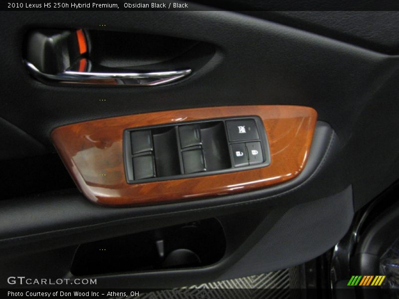 Obsidian Black / Black 2010 Lexus HS 250h Hybrid Premium