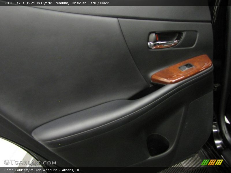 Obsidian Black / Black 2010 Lexus HS 250h Hybrid Premium