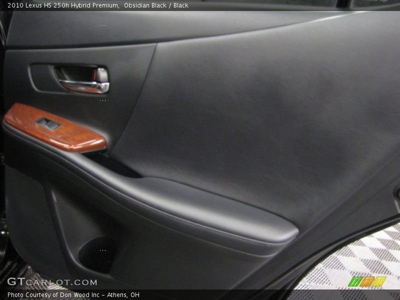 Obsidian Black / Black 2010 Lexus HS 250h Hybrid Premium