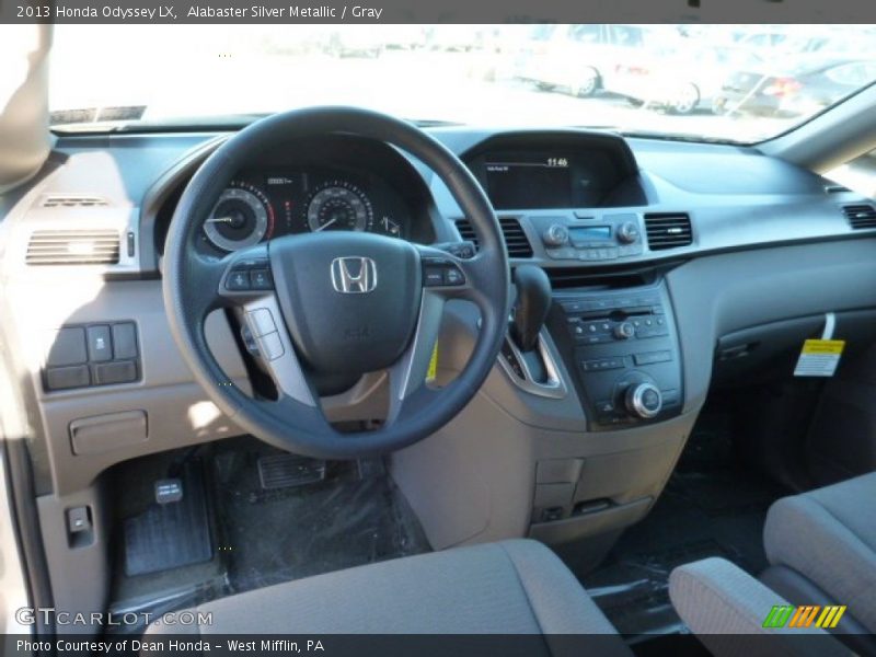 Alabaster Silver Metallic / Gray 2013 Honda Odyssey LX