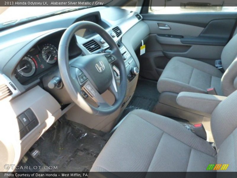 Alabaster Silver Metallic / Gray 2013 Honda Odyssey LX