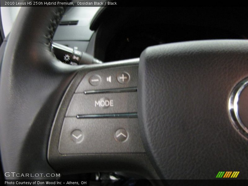 Obsidian Black / Black 2010 Lexus HS 250h Hybrid Premium