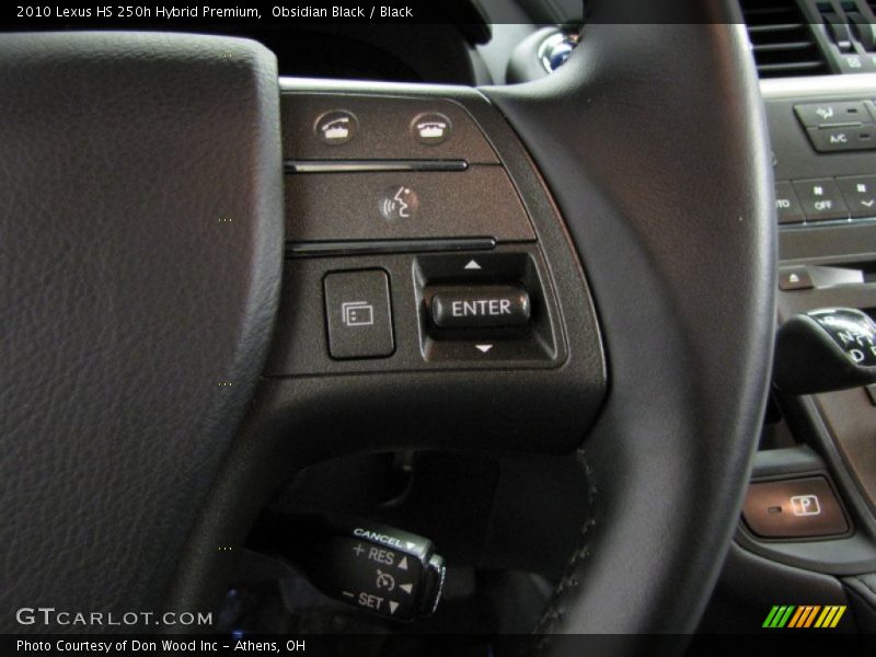 Obsidian Black / Black 2010 Lexus HS 250h Hybrid Premium