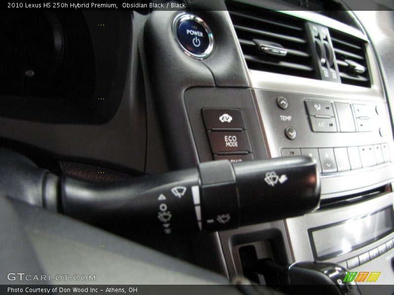 Obsidian Black / Black 2010 Lexus HS 250h Hybrid Premium
