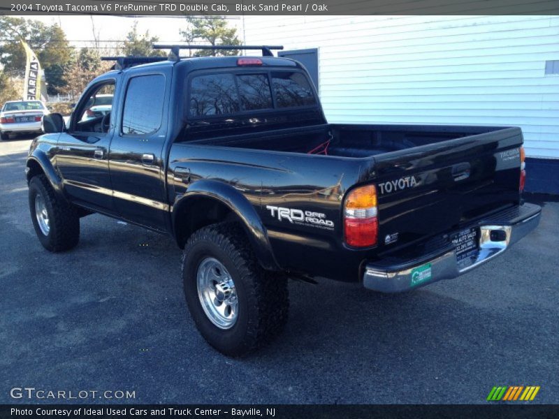 Black Sand Pearl / Oak 2004 Toyota Tacoma V6 PreRunner TRD Double Cab