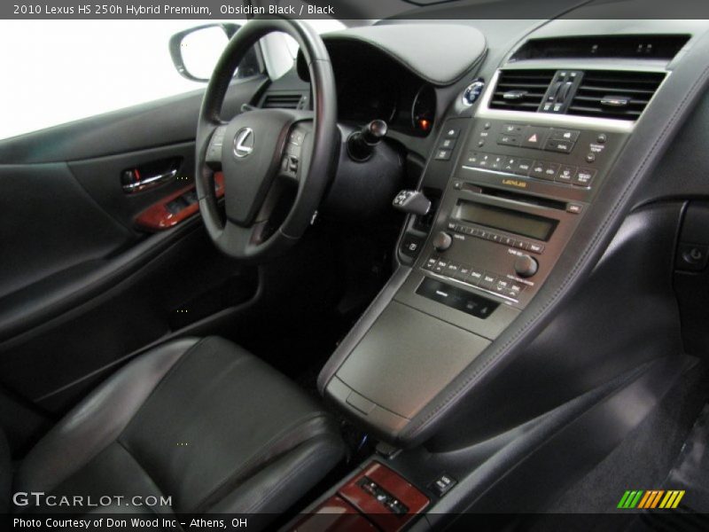 Obsidian Black / Black 2010 Lexus HS 250h Hybrid Premium