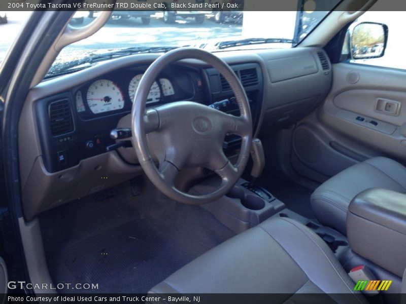Black Sand Pearl / Oak 2004 Toyota Tacoma V6 PreRunner TRD Double Cab