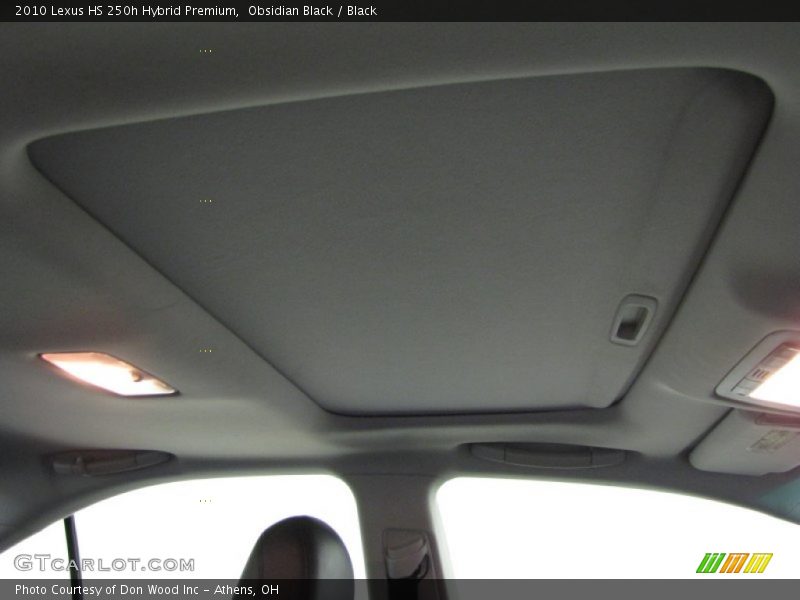 Obsidian Black / Black 2010 Lexus HS 250h Hybrid Premium