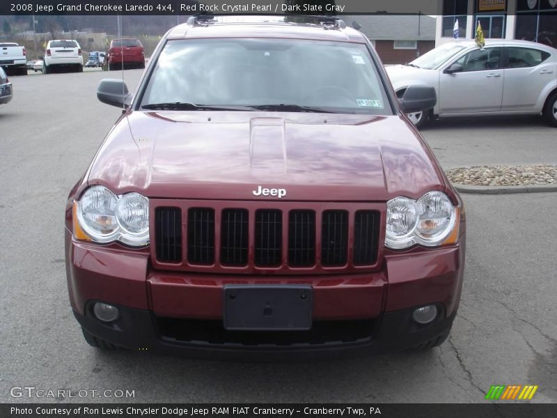 Red Rock Crystal Pearl / Dark Slate Gray 2008 Jeep Grand Cherokee Laredo 4x4