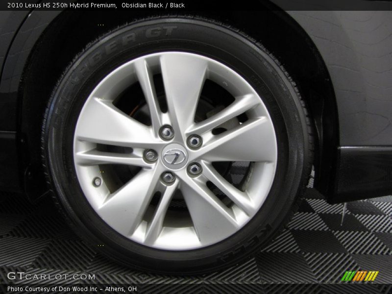 Obsidian Black / Black 2010 Lexus HS 250h Hybrid Premium