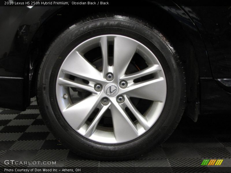Obsidian Black / Black 2010 Lexus HS 250h Hybrid Premium