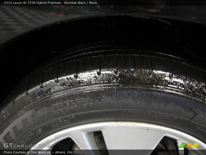 Obsidian Black / Black 2010 Lexus HS 250h Hybrid Premium