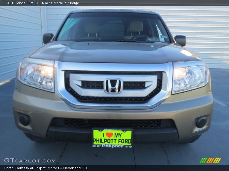 Mocha Metallic / Beige 2011 Honda Pilot LX