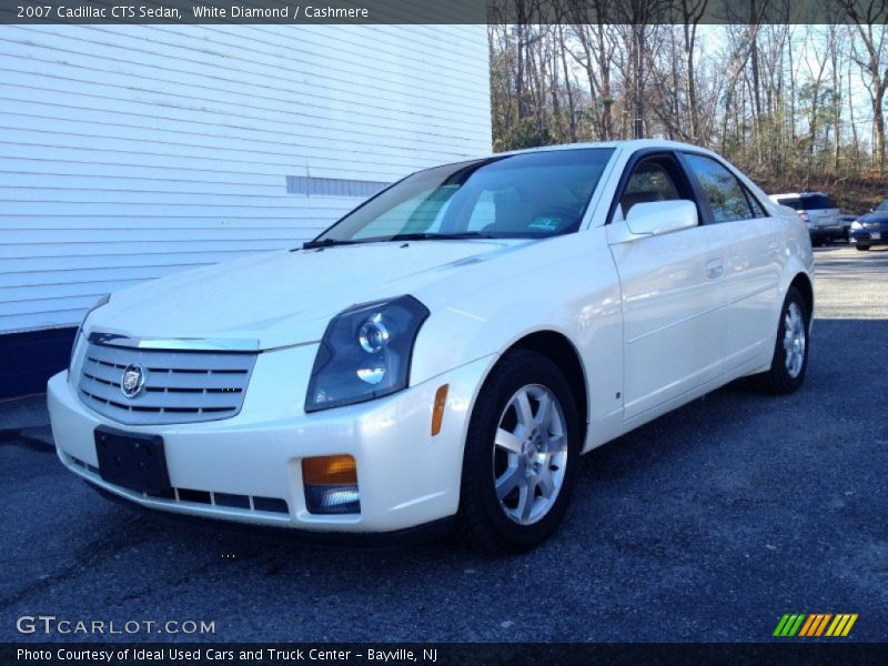 White Diamond / Cashmere 2007 Cadillac CTS Sedan