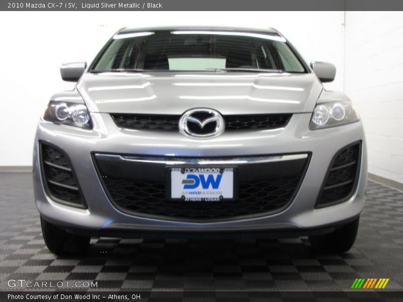 Liquid Silver Metallic / Black 2010 Mazda CX-7 i SV