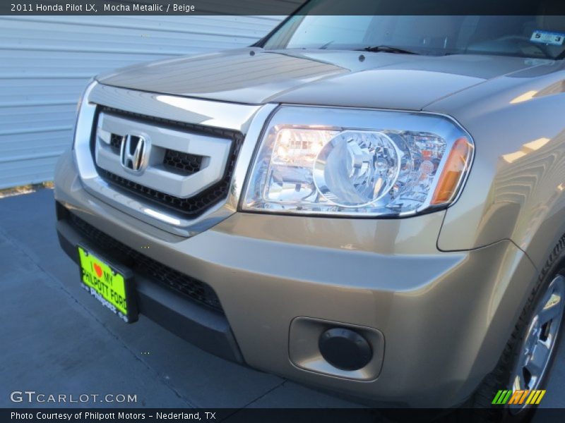 Mocha Metallic / Beige 2011 Honda Pilot LX
