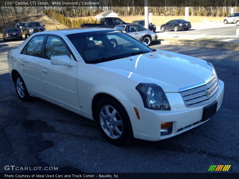 White Diamond / Cashmere 2007 Cadillac CTS Sedan
