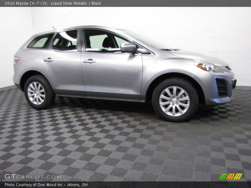 Liquid Silver Metallic / Black 2010 Mazda CX-7 i SV