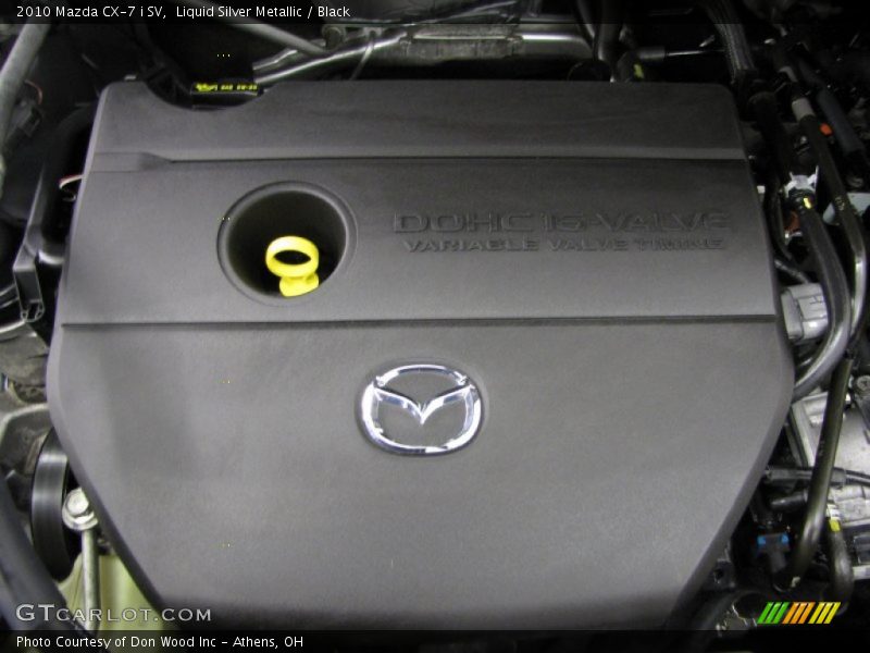 Liquid Silver Metallic / Black 2010 Mazda CX-7 i SV