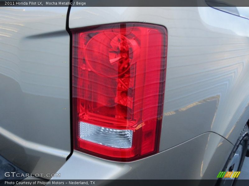 Mocha Metallic / Beige 2011 Honda Pilot LX