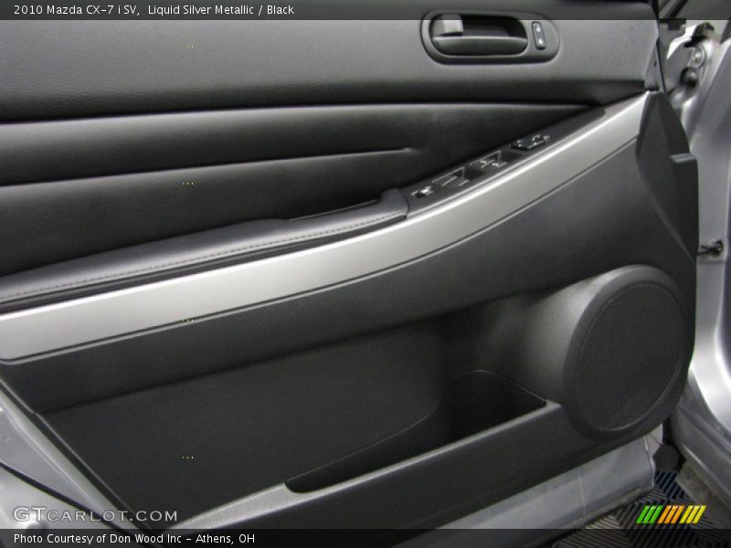 Liquid Silver Metallic / Black 2010 Mazda CX-7 i SV