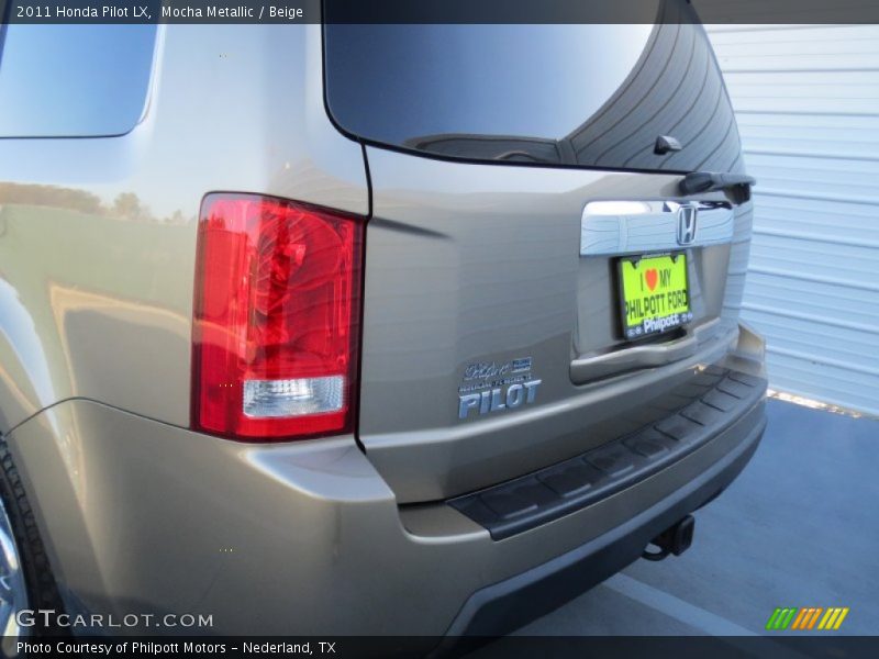 Mocha Metallic / Beige 2011 Honda Pilot LX