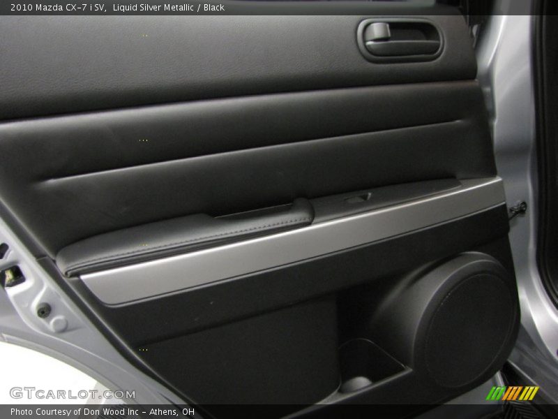 Liquid Silver Metallic / Black 2010 Mazda CX-7 i SV