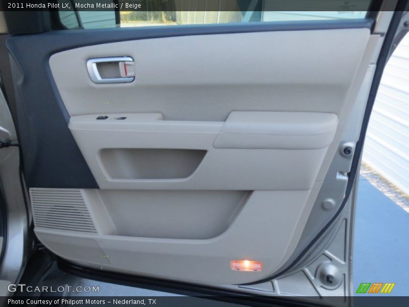 Mocha Metallic / Beige 2011 Honda Pilot LX