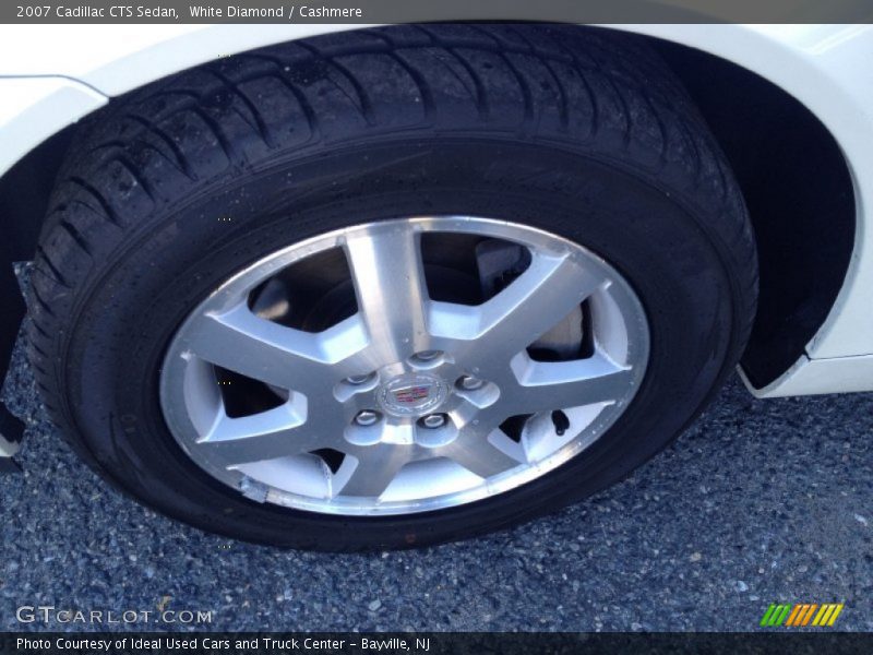 White Diamond / Cashmere 2007 Cadillac CTS Sedan