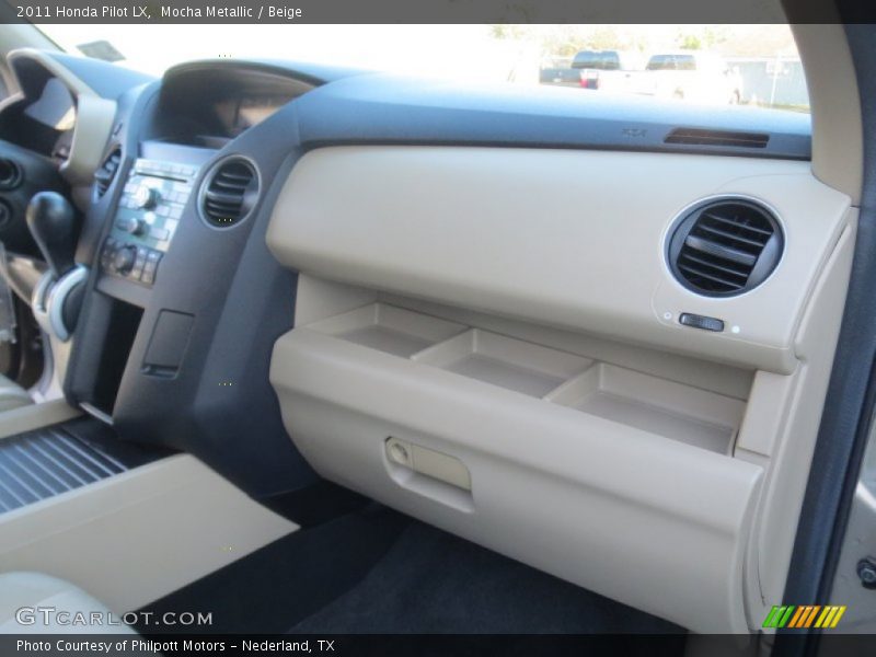 Mocha Metallic / Beige 2011 Honda Pilot LX