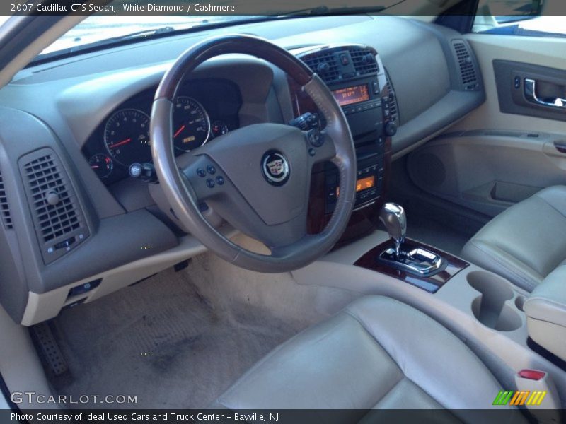 White Diamond / Cashmere 2007 Cadillac CTS Sedan