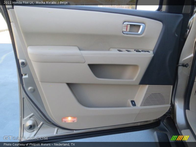 Mocha Metallic / Beige 2011 Honda Pilot LX