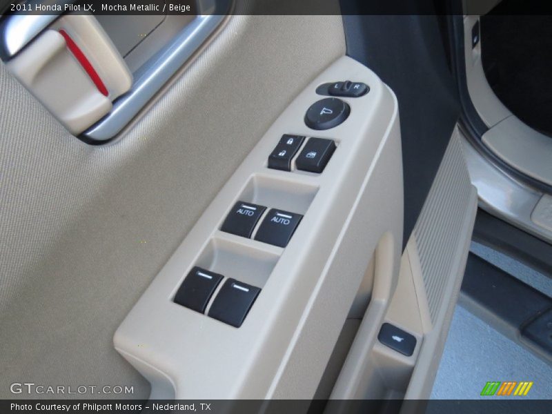 Mocha Metallic / Beige 2011 Honda Pilot LX
