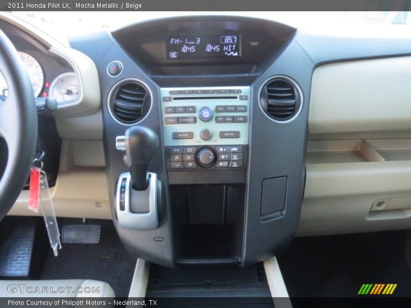 Mocha Metallic / Beige 2011 Honda Pilot LX