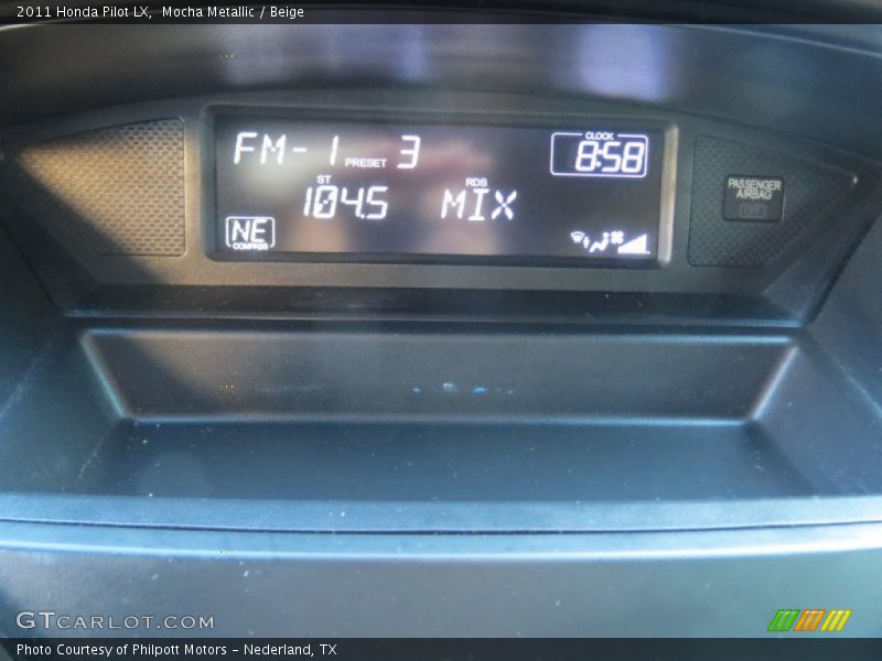 Mocha Metallic / Beige 2011 Honda Pilot LX