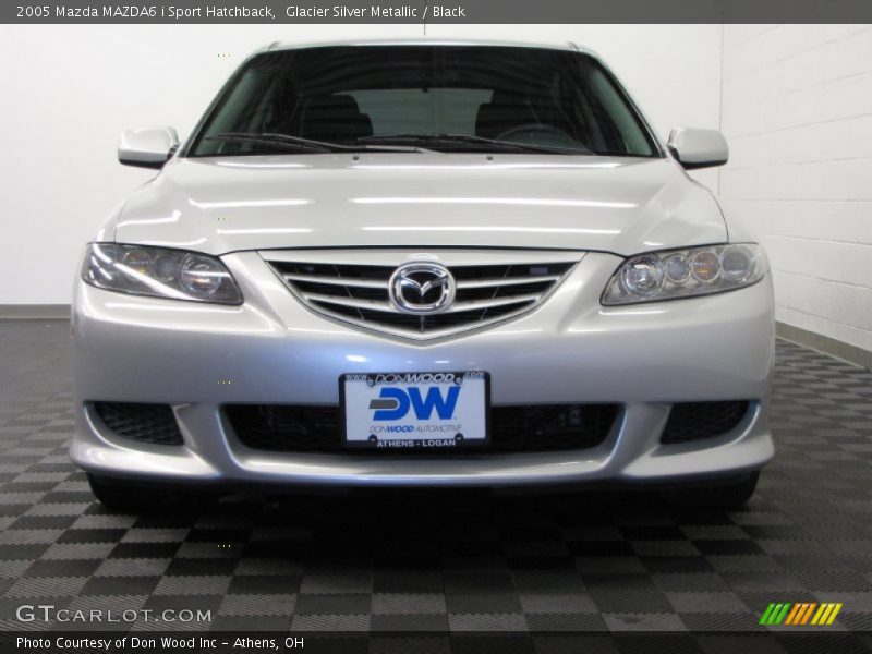 Glacier Silver Metallic / Black 2005 Mazda MAZDA6 i Sport Hatchback
