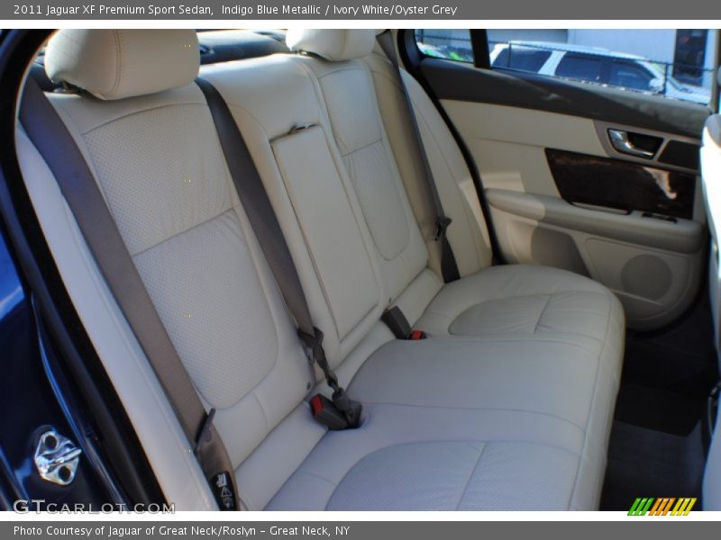 Indigo Blue Metallic / Ivory White/Oyster Grey 2011 Jaguar XF Premium Sport Sedan