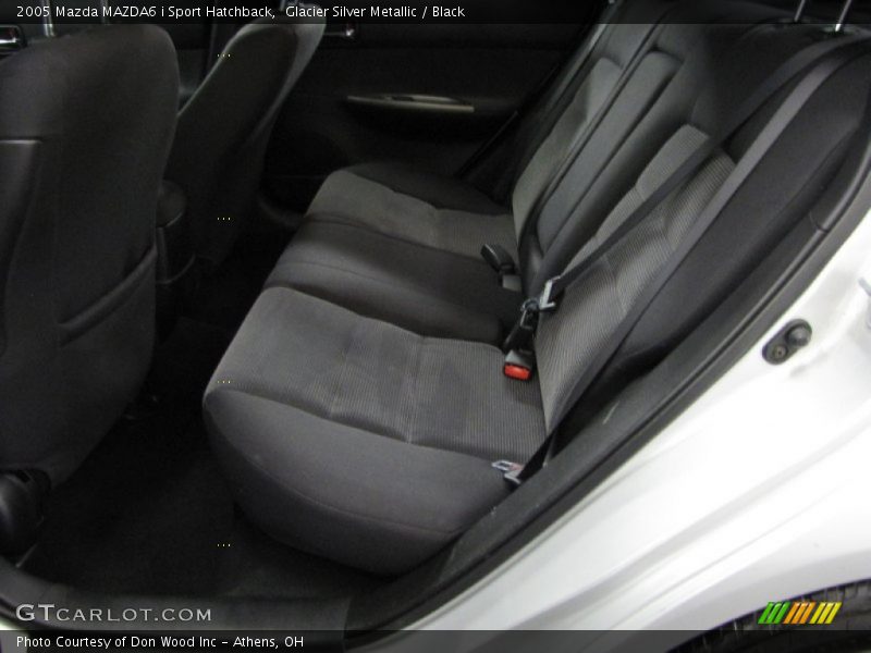 Glacier Silver Metallic / Black 2005 Mazda MAZDA6 i Sport Hatchback