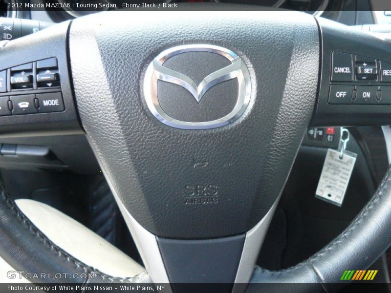 Ebony Black / Black 2012 Mazda MAZDA6 i Touring Sedan