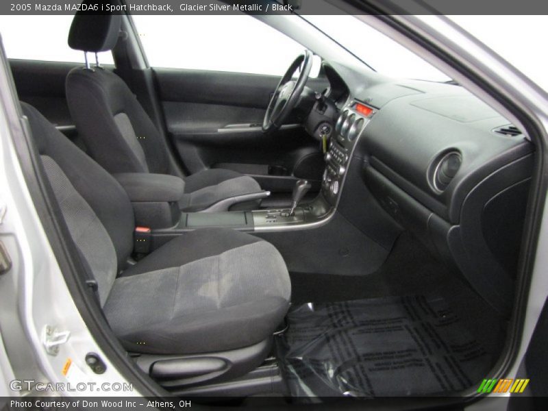 Glacier Silver Metallic / Black 2005 Mazda MAZDA6 i Sport Hatchback