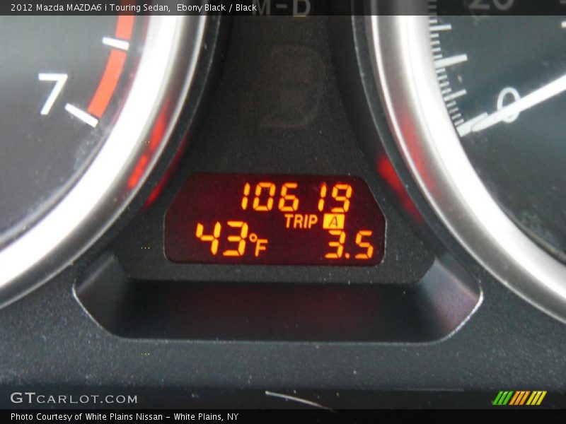 Ebony Black / Black 2012 Mazda MAZDA6 i Touring Sedan