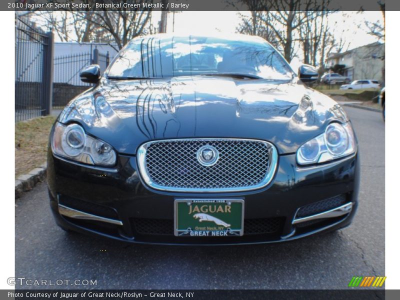 Botanical Green Metallic / Barley 2010 Jaguar XF Sport Sedan