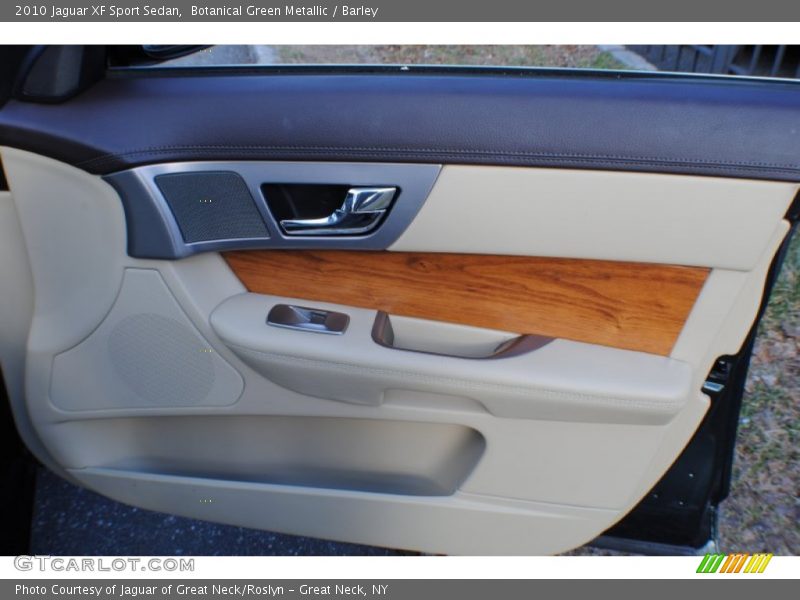 Botanical Green Metallic / Barley 2010 Jaguar XF Sport Sedan