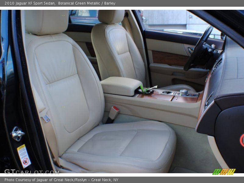 Botanical Green Metallic / Barley 2010 Jaguar XF Sport Sedan