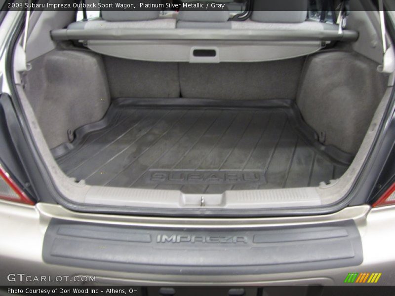 Platinum Silver Metallic / Gray 2003 Subaru Impreza Outback Sport Wagon