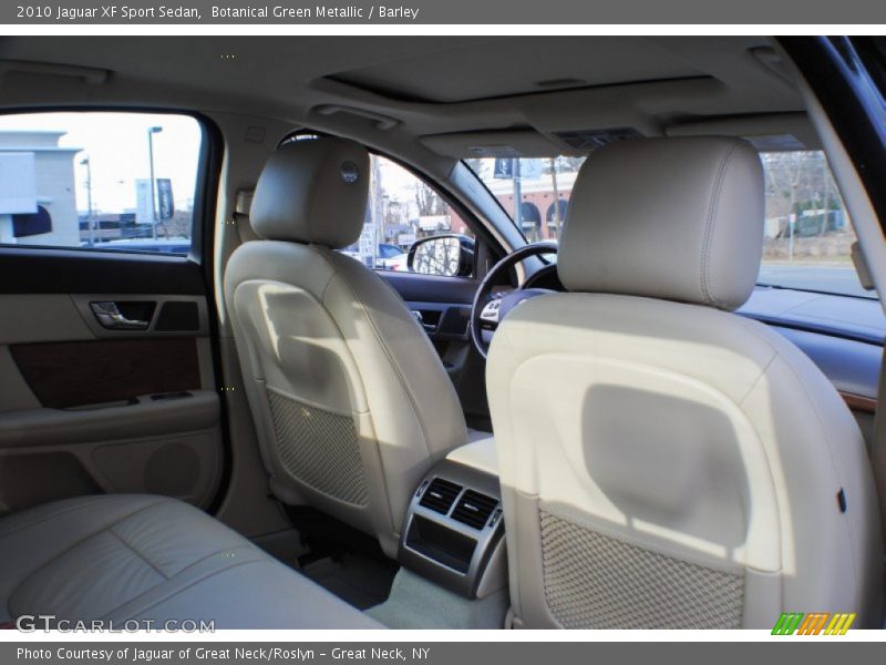 Botanical Green Metallic / Barley 2010 Jaguar XF Sport Sedan