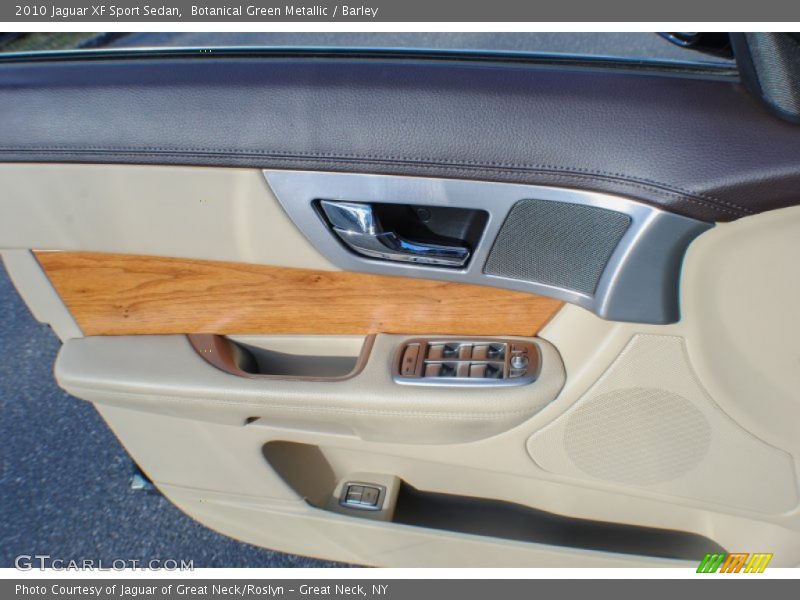 Botanical Green Metallic / Barley 2010 Jaguar XF Sport Sedan